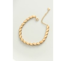 316L Çelik Gold Renk Arpa Zincir Bileklik - TJ-BB6036