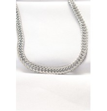 316L Çelik Silver Renk Balık Sırtı Zincir Kolye - TJ-BKO8530