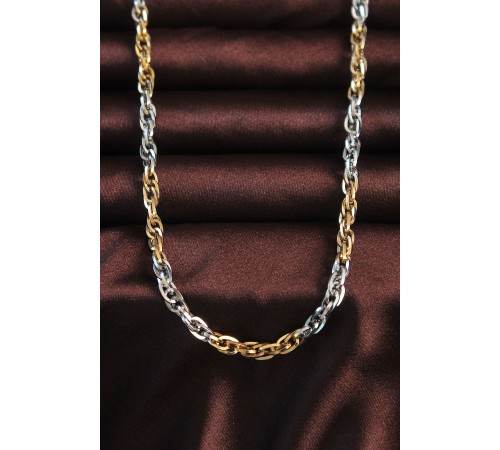 316L Çelik Çift Renk Hallow Model Kolye - TJ-ERK1368 316L Çelik Çift Renk Hallow Model Kolye - TJ-ERK1368