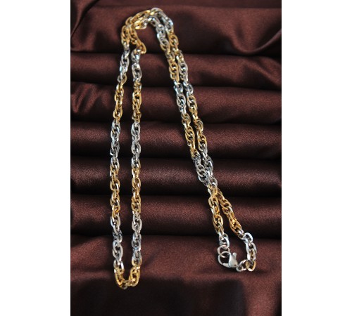 316L Çelik Çift Renk Hallow Model Kolye - TJ-ERK1368 316L Çelik Çift Renk Hallow Model Kolye - TJ-ERK1368