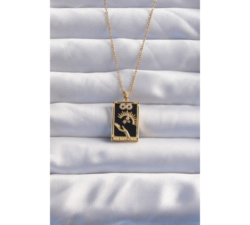 316L Çelik Zincir Gold Renk Sonsuzluk Detay Zirkon Taşlı Tarot Kolye - TJ-BKO8983 316L Çelik Zincir Gold Renk Sonsuzluk Detay Zirkon Taşlı Tarot Kolye - TJ-BKO8983