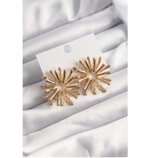 Pirinç Gold Renk Kemik Model Küpe - TJ-BKP9508