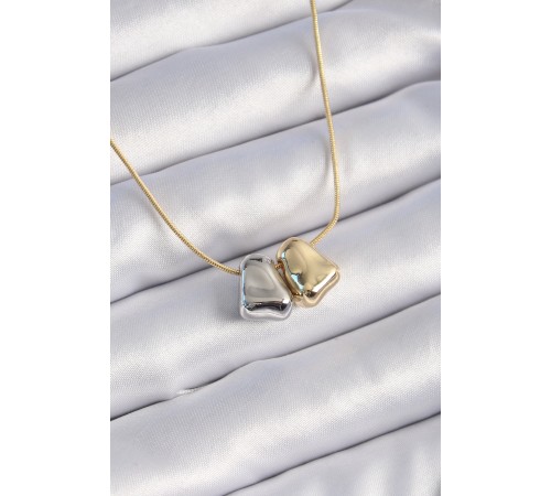 316L Çelik Gold Renk 2'li Mix Renk Figür Vintage Kadın Kolye - TJ-BKO9330 316L Çelik Gold Renk 2'li Mix Renk Figür Vintage Kadın Kolye - TJ-BKO9330