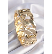 Pirinç Gold Renk Zincir Model Kadın Kelepçe - TJ-BB6415