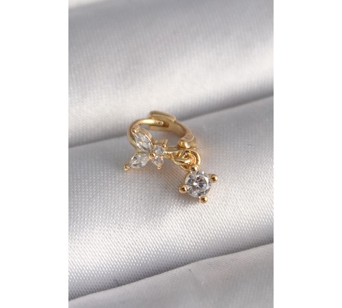 316L Çelik Gold Renk Zirkon Taşlı Kelebek Sallantı Detay Tragus Piercing - TJ-PR1298 316L Çelik Gold Renk Zirkon Taşlı Kelebek Sallantı Detay Tragus Piercing - TJ-PR1298