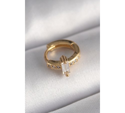 316L Çelik Gold Renk Zirkon Taşlı Tragus Piercing - TJ-PR1306 316L Çelik Gold Renk Zirkon Taşlı Tragus Piercing - TJ-PR1306