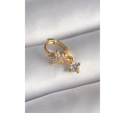 316L Çelik Gold Renk Zirkon Taşlı Çiçek Model Sallantı Detay Tragus Piercing - TJ-PR1310 316L Çelik Gold Renk Zirkon Taşlı Çiçek Model Sallantı Detay Tragus Piercing - TJ-PR1310