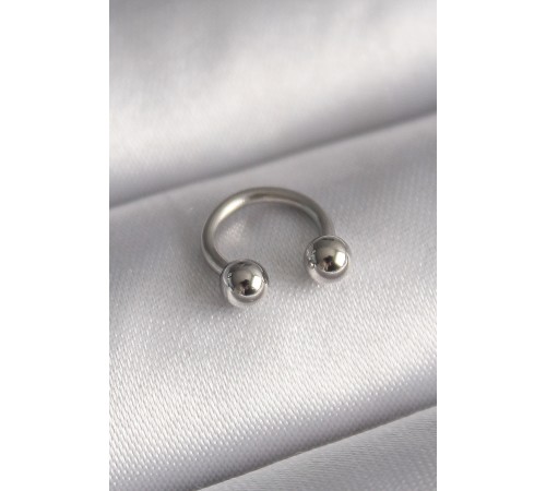 316L Çelik Gümüş Renk Halka Model Topçuk Piercing - TJ-PR1369 316L Çelik Gümüş Renk Halka Model Topçuk Piercing - TJ-PR1369