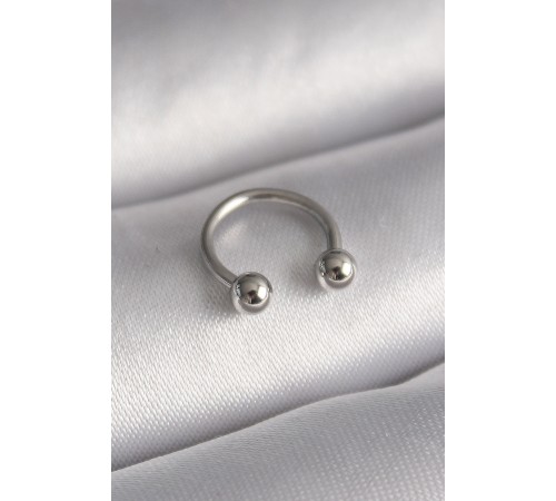 316L Çelik Gümüş Renk Halka Model Topçuk Piercing - TJ-PR1372 316L Çelik Gümüş Renk Halka Model Topçuk Piercing - TJ-PR1372