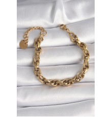 316L Çelik Gold Renk Kadın Bileklik - TJ-BB6499