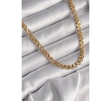 316L Çelik Gold Renk Zincir Kadın Kolye - TJ-BKO9666