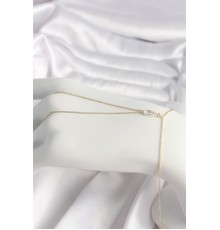 Pirinç Gold Renk Damla Zirkon Taşlı Kadın Şahmeran - TJ-SN608