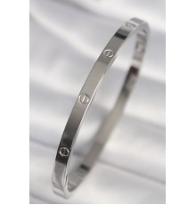316L Çelik Gümüş Renk Cartier Model Kadın Bileklik - TJ-BB6738