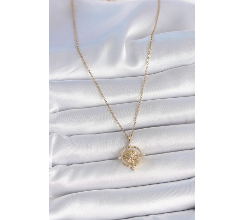 316L Çelik Gold Renk Zincir Zirkon Taşlı Pusula Model Kadın Kolye - TJ-BKO10039 316L Çelik Gold Renk Zincir Zirkon Taşlı Pusula Model Kadın Kolye - TJ-BKO10039