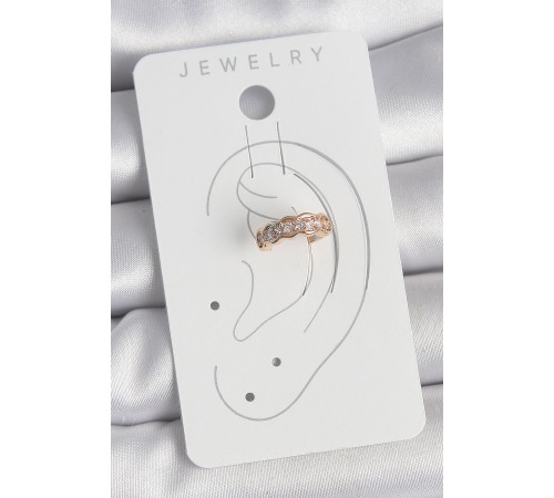 Pirinç Gold Renk Zirkon Taşlı Kadın Kıkırdak Küpe - TJ-BKP10571 Pirinç Gold Renk Zirkon Taşlı Kadın Kıkırdak Küpe - TJ-BKP10571