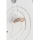 Pirinç Gold Renk Zirkon Taşlı Kadın Kıkırdak Küpe - TJ-BKP10571