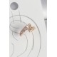 Pirinç Gold Renk Zirkon Taşlı Kadın Kıkırdak Küpe - TJ-BKP10574