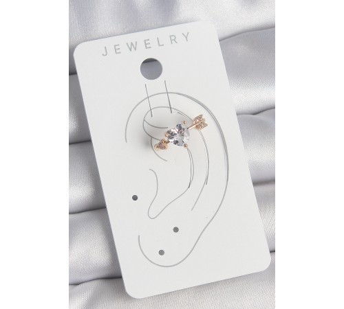 Pirinç Gold Renk Zirkon Taşlı Kalp Ok Model Kadın Kıkırdak Küpe - TJ-BKP10576 Pirinç Gold Renk Zirkon Taşlı Kalp Ok Model Kadın Kıkırdak Küpe - TJ-BKP10576