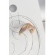 Pirinç Gold Renk Zirkon Taşlı 3'Lü Sıralı Model Kadın Kıkırdak Küpe - TJ-BKP10581