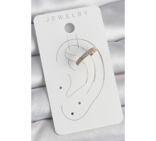 Pirinç Gold Renk Zirkon Taşlı Kadın Kıkırdak Küpe - TJ-BKP10583 Pirinç Gold Renk Zirkon Taşlı Kadın Kıkırdak Küpe - TJ-BKP10583