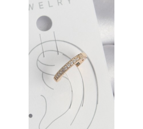 Pirinç Gold Renk Zirkon Taşlı Kadın Kıkırdak Küpe - TJ-BKP10583 Pirinç Gold Renk Zirkon Taşlı Kadın Kıkırdak Küpe - TJ-BKP10583
