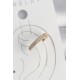 Pirinç Gold Renk Zirkon Taşlı Kadın Kıkırdak Küpe - TJ-BKP10583