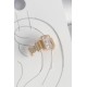 Pirinç Gold Renk Kare Zirkon Taşlı Kadın Kıkırdak Küpe - TJ-BKP10586