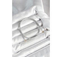 Mıknatıslı Gümüş Renk Sarmal Kadın Bileklik - TJ-BB6974