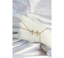 316L Çelik Zincirli Gold Renk Kuş Figürlü Şahmeran - TJ-SN661