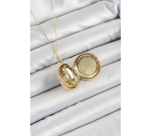 316L Çelik Zincir Açılabilir Madalyon Model Zirkon Taşlı Gold Renk Kadın Kolye - TJ-BKO10240 316L Çelik Zincir Açılabilir Madalyon Model Zirkon Taşlı Gold Renk Kadın Kolye - TJ-BKO10240