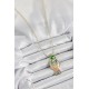 Pirinç Rainbow Balık Model Zirkon Taşlı Gold Renk Kadın Kolye - TJ-BKO10247