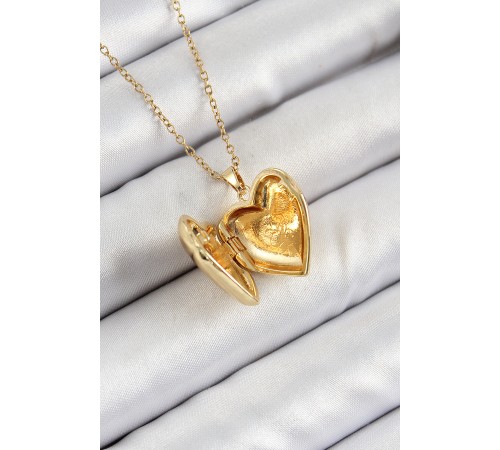316L Çelik Zincir Açılabilir Kelebek Figürlü Kalp Model Zirkon Taşlı Gold Renk Kadın Kolye - TJ-BKO10266 316L Çelik Zincir Açılabilir Kelebek Figürlü Kalp Model Zirkon Taşlı Gold Renk Kadın Kolye - TJ-BKO10266
