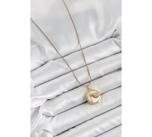 316L Çelik Zincir Beyaz Mineli Sanatsal Portre İstiridye Model Gold Renk Kadın Kolye - TJ-BKO10267 316L Çelik Zincir Beyaz Mineli Sanatsal Portre İstiridye Model Gold Renk Kadın Kolye - TJ-BKO10267