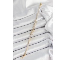 Pirinç Gold Renk Yıldız Model Kadın Bileklik - TJ-BB7066