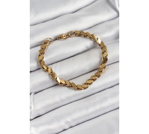 316L Çelik Arpa Model Gold Renk Kadın Bilekik - TJ-BB7193 316L Çelik Arpa Model Gold Renk Kadın Bilekik - TJ-BB7193