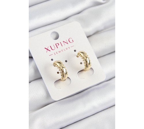 Xuping Çit Halka Model Gold Renk Kadın Küpe - TJ-BKP10841 Xuping Çit Halka Model Gold Renk Kadın Küpe - TJ-BKP10841