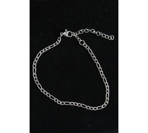 316L Çelik Figaro Model Gümüş Renk Erkek Bileklik - TJ-EB3738 316L Çelik Figaro Model Gümüş Renk Erkek Bileklik - TJ-EB3738