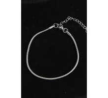 316L Çelik Oval İtalyan Model Gümüş Renk Erkek Bileklik - TJ-EB3739