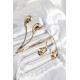 Pirinç Damla Model Gold Renk Kadın Pazu Bileklik - TJ-BB7426