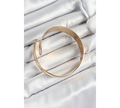 Pirinç Manşet Model Gold Renk Kadın Pazu Bileklik - TJ-BB7427 Pirinç Manşet Model Gold Renk Kadın Pazu Bileklik - TJ-BB7427