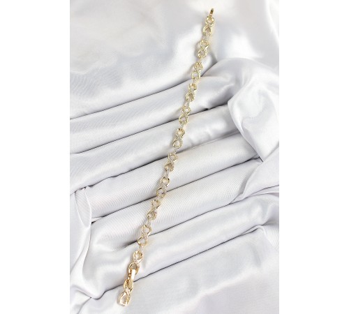 Xuping Pirinç Sonsuzluk Model Gold Renk Kadın Bileklik - TJ-BB7483 Xuping Pirinç Sonsuzluk Model Gold Renk Kadın Bileklik - TJ-BB7483