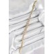 Xuping Pirinç Sıralı Daire Baget Model Gold Renk Kadın Bileklik - TJ-BB7484