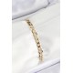 Xuping Pirinç Klasik Ezme Zincir Model Gold Renk Kadın Bileklik - TJ-BB7486