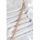 Pirinç Zirkon Taşlı Pembe Kalp Baget Model Gold Renk VIP Seri Kadın Bileklik - TJ-BB7502
