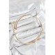 Pirinç Topcuk Model Gold Renk Kadın Pazu Bileklik - TJ-BB7523