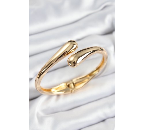 Pirinç Sarmal Model Gold Renk Kadın Kelepçe - TJ-BB7567 Pirinç Sarmal Model Gold Renk Kadın Kelepçe - TJ-BB7567