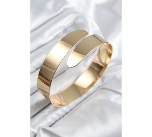 Pirinç Sarmal Model Gold Renk Pazu Bileklik - TJ-BB7615 Pirinç Sarmal Model Gold Renk Pazu Bileklik - TJ-BB7615