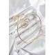 Pirinç Etnik Model Gold Renk Pazu Bileklik - TJ-BB7616