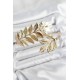 Pirinç Yaprak Model Gold Renk Pazu Bileklik - TJ-BB7651
