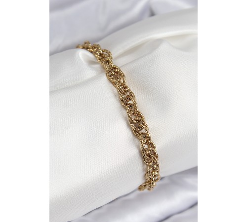 316L Çelik Klasik Dövme Halat Zincir Model Gold Renk Kadın Bileklik - TJ-BB7787 316L Çelik Klasik Dövme Halat Zincir Model Gold Renk Kadın Bileklik - TJ-BB7787